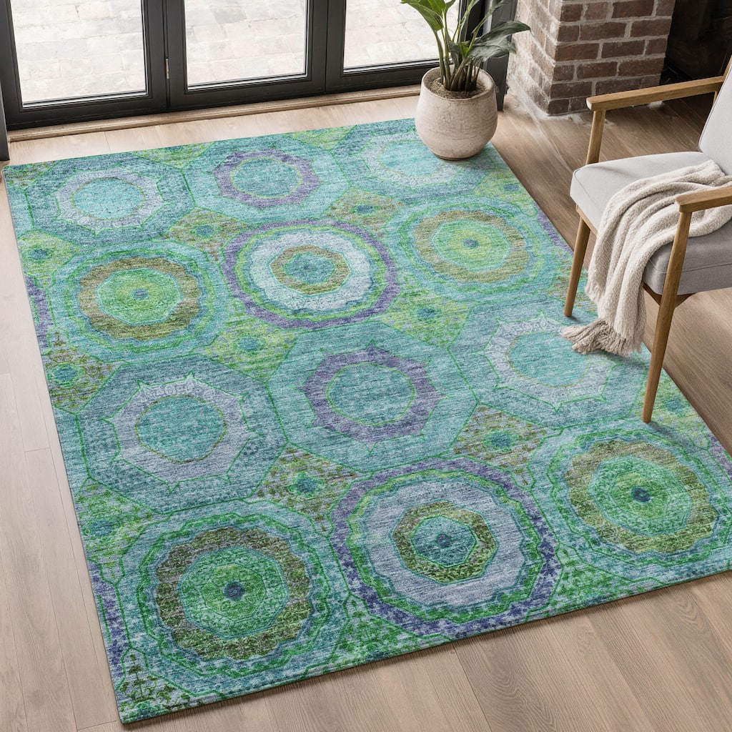Premium Washable Super Soft Traditional Mamluk Mayfield Rug