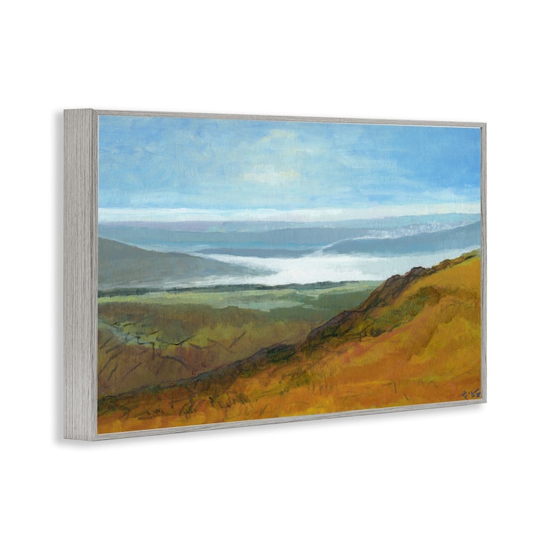 Stupell Vast Serene Hills Framed Giclee Art Design By Dita Jacobovitz