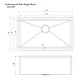 preview thumbnail 18 of 18, ZLINE Meribel Undermount Single Bowl Scratch Resistant Stainless Steel Kitchen Sink with Bottom Grid