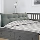 preview thumbnail 28 of 182, WOWMAX Large Reading Wedge Headboard Pillow for Bed Rest Back Support