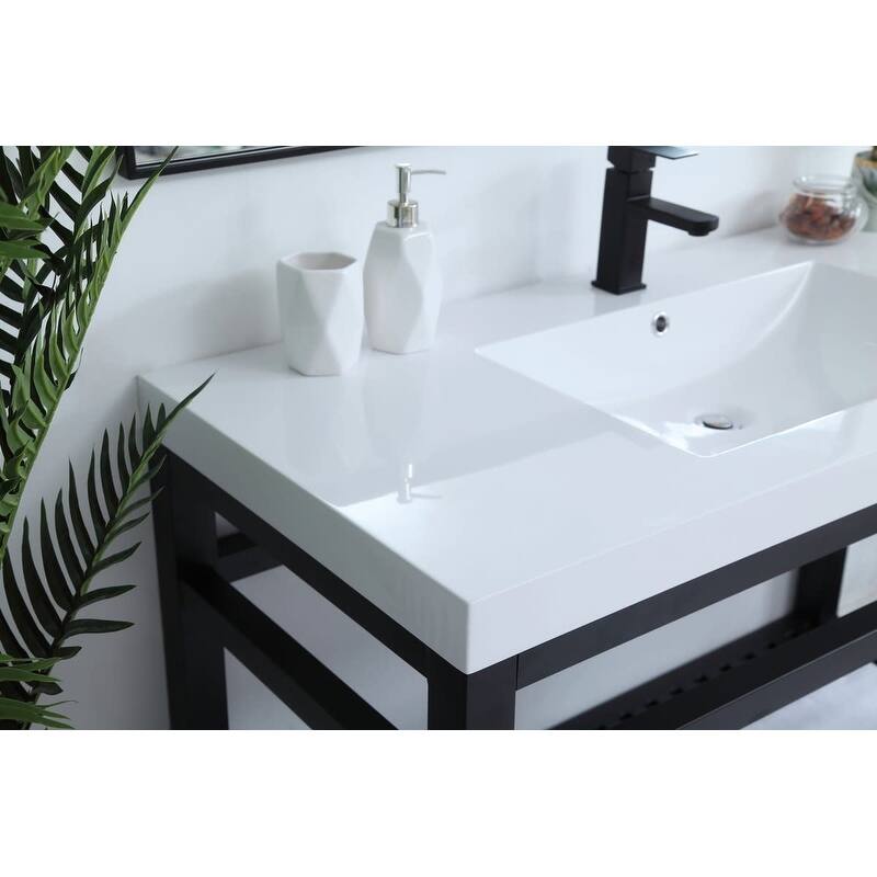 Elegant Lighting VF14048 Raya 48" Specialty Cast Iron Console Bathroom
