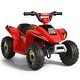 preview thumbnail 4 of 34, Costway 6V Kids Electric Quad ATV 4 Wheels Ride on Toy Toddlers Red