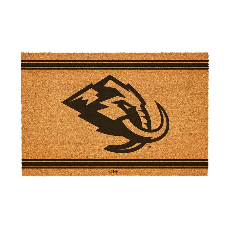 Utah Hockey Club Monochrome Indoor/Outdoor Coir Door Mat