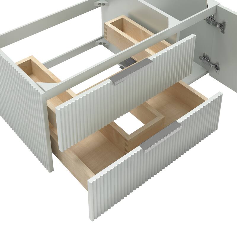 Fresca FCB4336-UNS-L Camille 36" Single Wall Mounted Vanity Cabinet