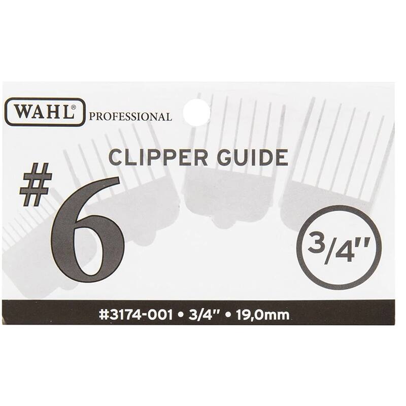 Wahl Attachment Comb, #6 - 3/4" Model #WA-3174-001 - White