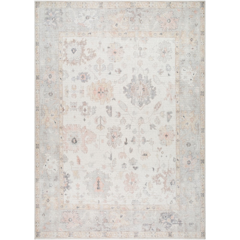 Livabliss Traditional Marlon Border Area Rug