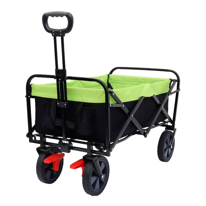 Foldable Hand Cart, Multi-Purpose Garden Cart, 360-Pound Capacity, Heavy-Duty Portable Utility Cart