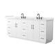 Option White / Giotto Quartz Top / Matte Black Hardware