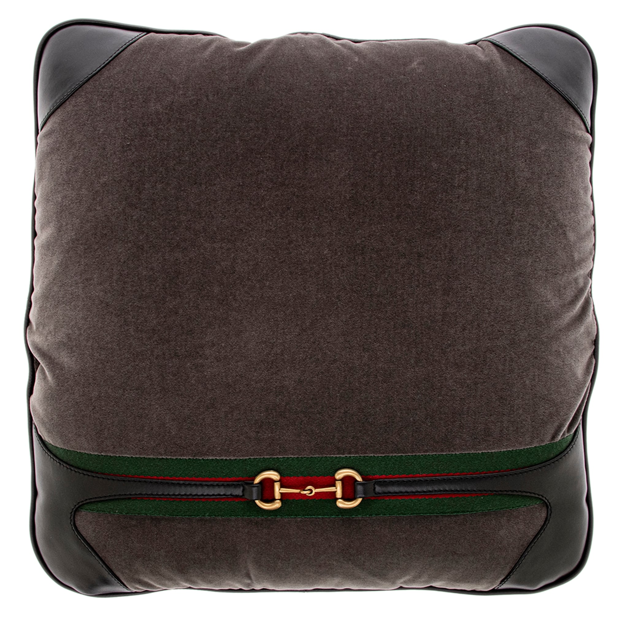 Gucci Velvet Horsebit Throw Pillow - 16.5 x 16.5 in