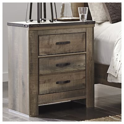 Trinell Two Drawer Night Stand - Brown