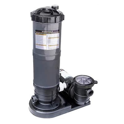 Swimline Cartridge Filter System 70 Sq Ft Sure Flo AG Pool with Pump and Cover - 50