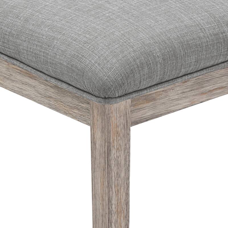 Voyager Nailhead Accent Parson Linen Dining Chair (Set of 2) by iNSPIRE Q Artisan