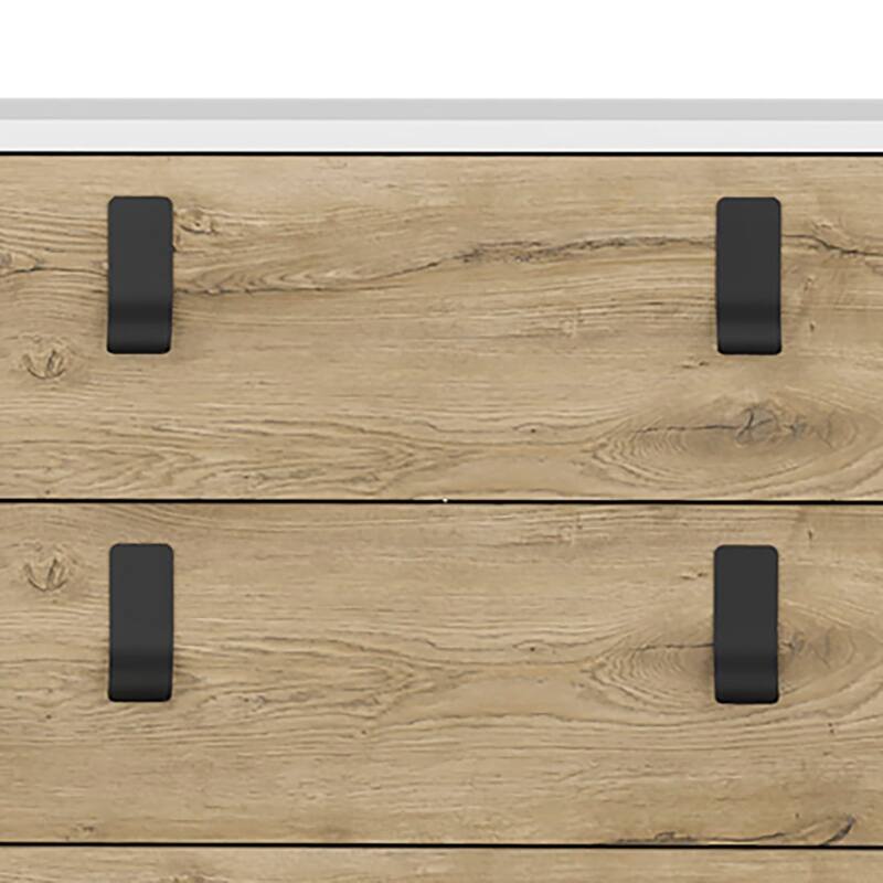 Vintage Stylish Wooden Dresser with Three Drawers