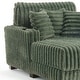 preview thumbnail 12 of 53, 41.7" W Upholstered Plush Corduroy Chaise Lounge with Pillows
