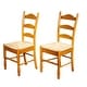 preview thumbnail 10 of 9, Simple Living Ladder back dining chair (Set of 2)