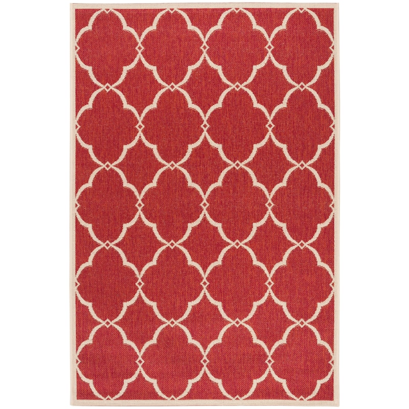 SAFAVIEH Beach House Caetana Indoor /Outdoor Waterproof Patio Backyard Rug