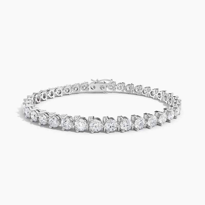 Auriya 14K Gold Lab Grown Round Diamond Tennis Bracelet 7.50 ct. tw. (F-G VS) - White - 7.50 ct. tw.