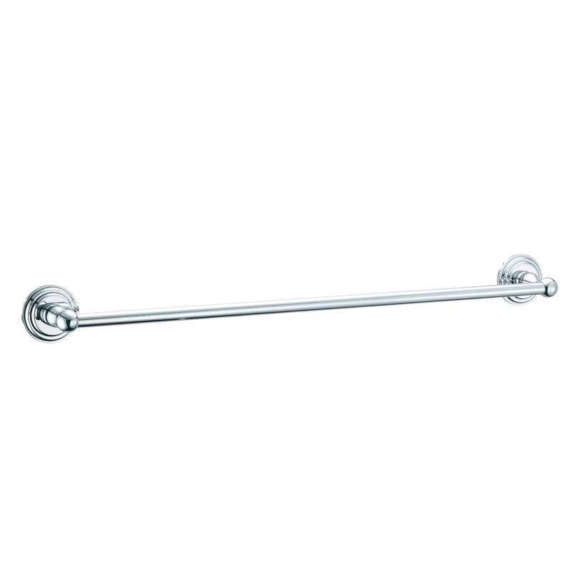 Bentley Single 24" Towel Bar - Polished Chrome