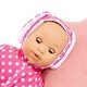 preview thumbnail 3 of 3, Bayer: Anna First Words Baby Doll - 15" Bunny Pink & White Polka Dot Onesie - Speaks & Open/Closes Eyes, Pacifier & Bottle