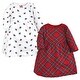 preview thumbnail 1 of 0, Hudson Baby Toddler Girl Cotton Dresses, Red Tartan 2T - Red Tartan