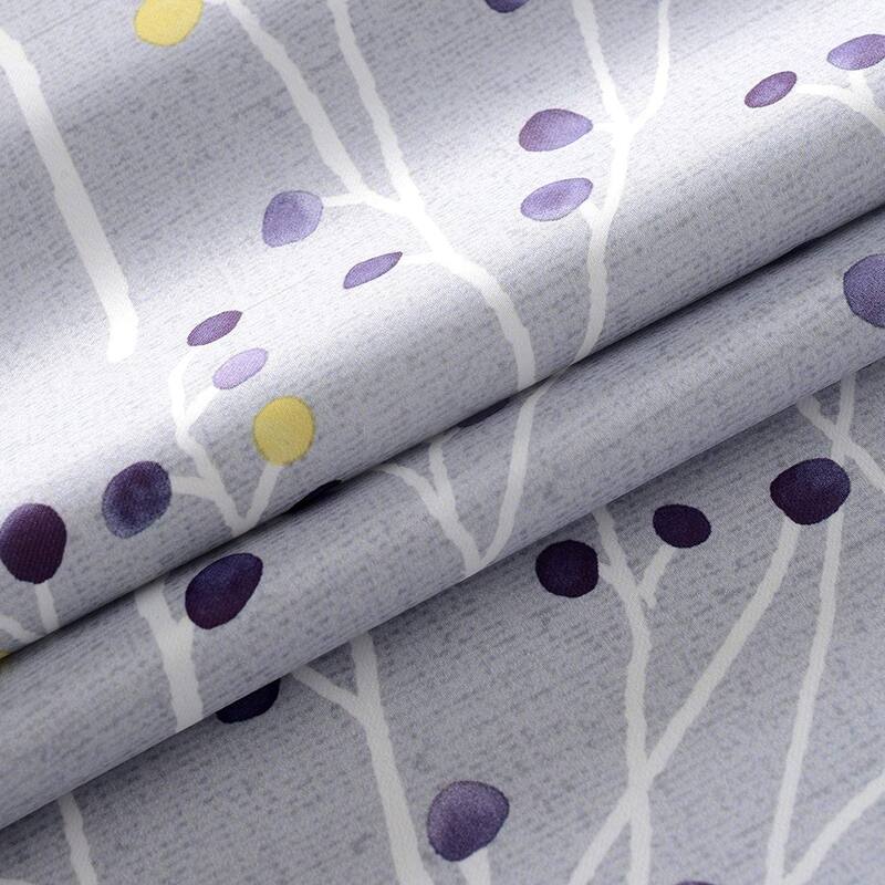 DriftAway Harper Ink Botanical Room-darkening Curtain Panel Pair