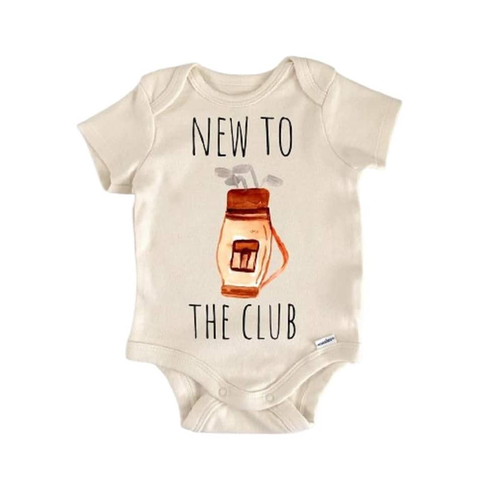 Golf Golfer Sports - Baby Boy Girl Clothes Infant Bodysuit Funny Cute Newborn