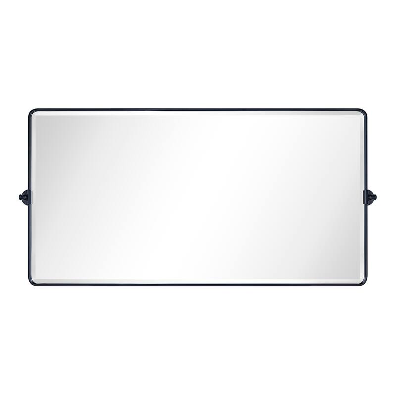 TEHOME Lutalo horizontal Beveled Bathroom / Vanity Mirror