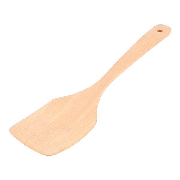 Details about / 12.6 Inch Wooden Kitchen Cooking Spatula Long Handle Egg Pancake Turner Natural