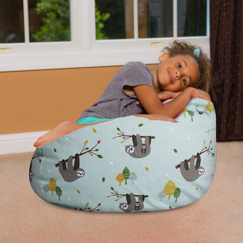 Kids Bean Bag Chair, Big Comfy Chair - Machine Washable Cover