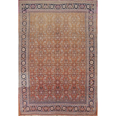 Vegetable Dye Bidjar Persian Antique Area Rug Handmade Wool Carpet - 8'2"x 10'8"