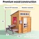 preview thumbnail 4 of 9, KidKraft Modern Outdoor Wooden Playhouse