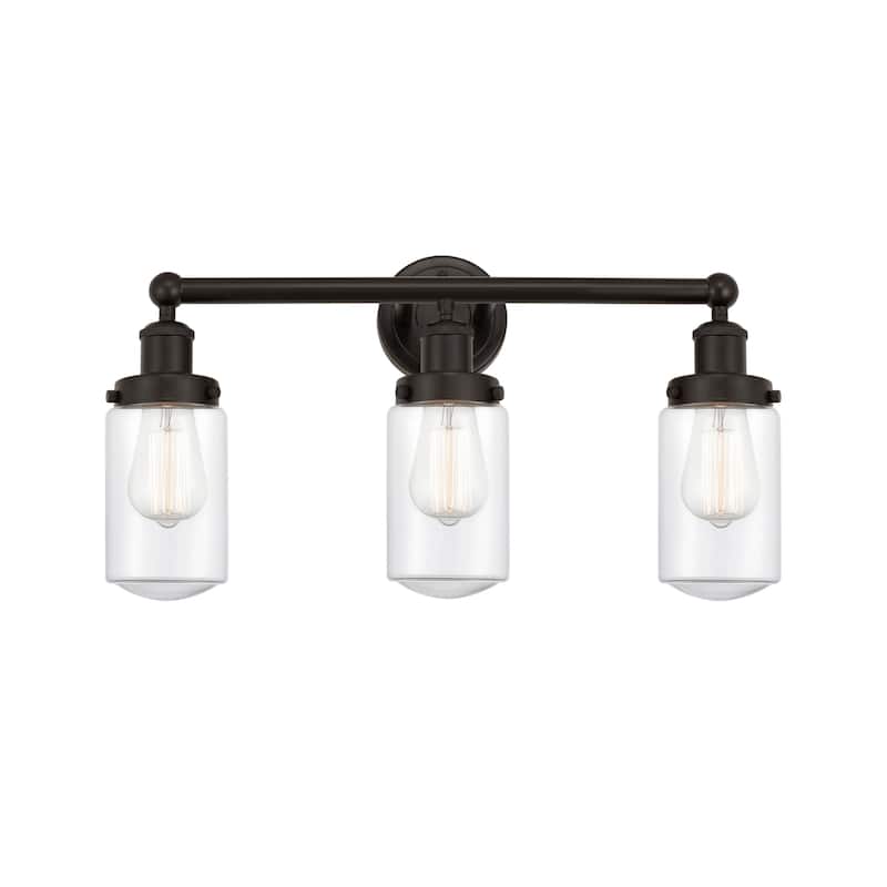 Innovations Lighting 616-3W-10-25 Dover Vanity Dover 3 Light 25" Wide - Oil Rubbed Bronze / Clear