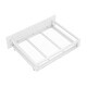 preview thumbnail 12 of 15, White Full Metal House Platform Bed with Drawers & Headboard
