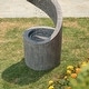 preview thumbnail 11 of 14, Glitzhome Modern Minimalist Curving LED Polyresin Fountain