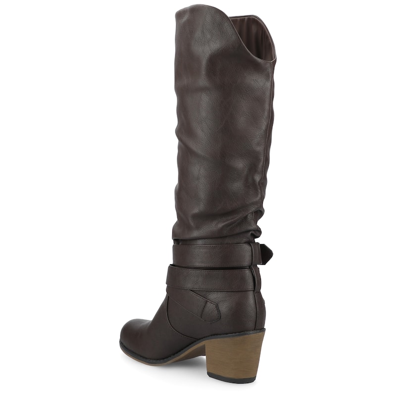 Journee Women's Wide Calf Late Medium and Wide Width Boots