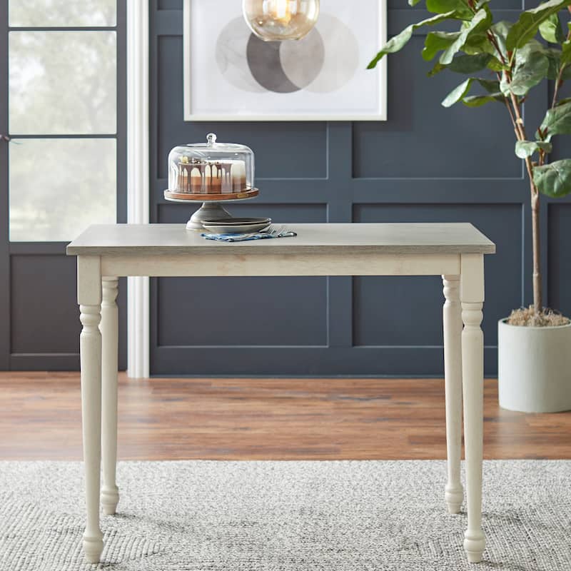 Lifestorey Montreal Counter Height Table - Grey/White