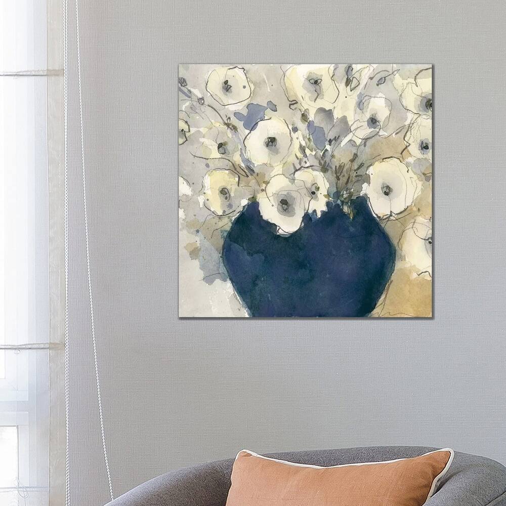 iCanvas "White Blossom Study II" by Samuel Dixon Canvas Print