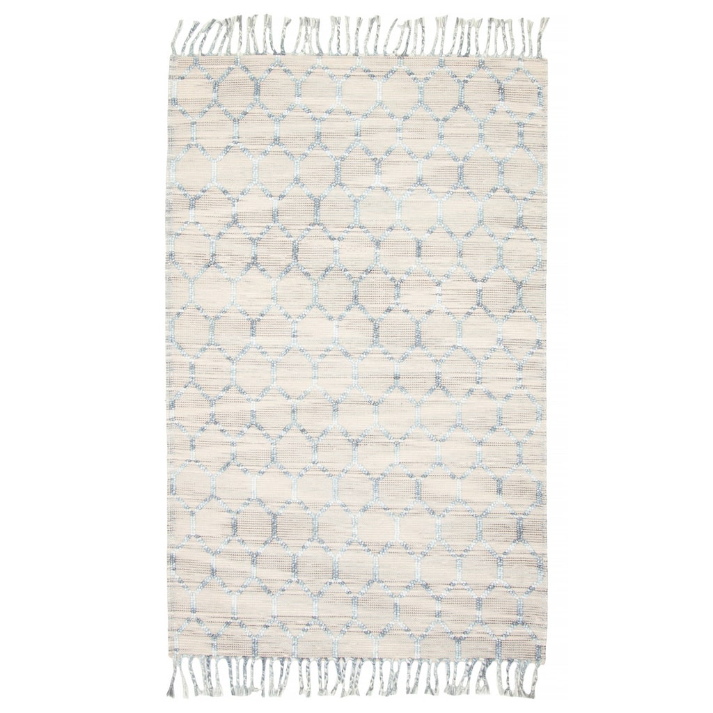 ECARPETGALLERY Braid weave Sienna Tan Wool Rug - 4'11 x 7'11