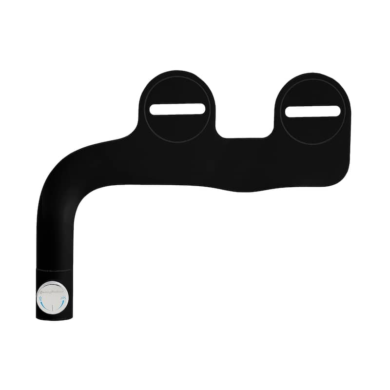 Aqua Non-Electric Bidet Toilet Attachment In Glossy Black