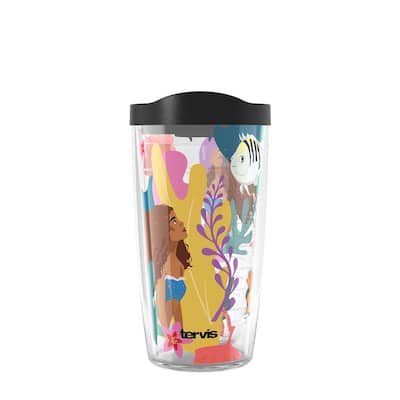 Tervis Disney The Little Mermaid Under the Sea Made in USA Double Walled Insulated Tumbler Travel 16oz, Classic