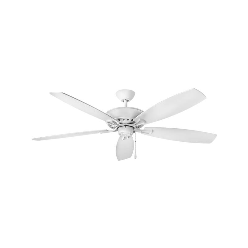 Hinkley Lighting Highland 60" 5 Blade Smart Indoor Ceiling Fan - Chalk White