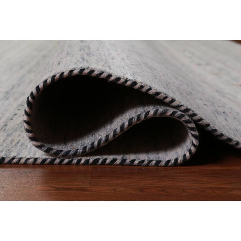 Gabbeh Indian Area Rug Handmade Living Room Wool Carpet - 7'11" x 9'10"