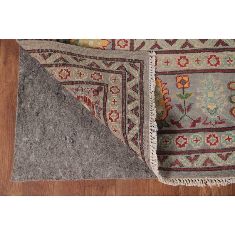 All-Over Geometric Kazak Oriental Area Rug Wool Carpet - 8'5" x 11'9"