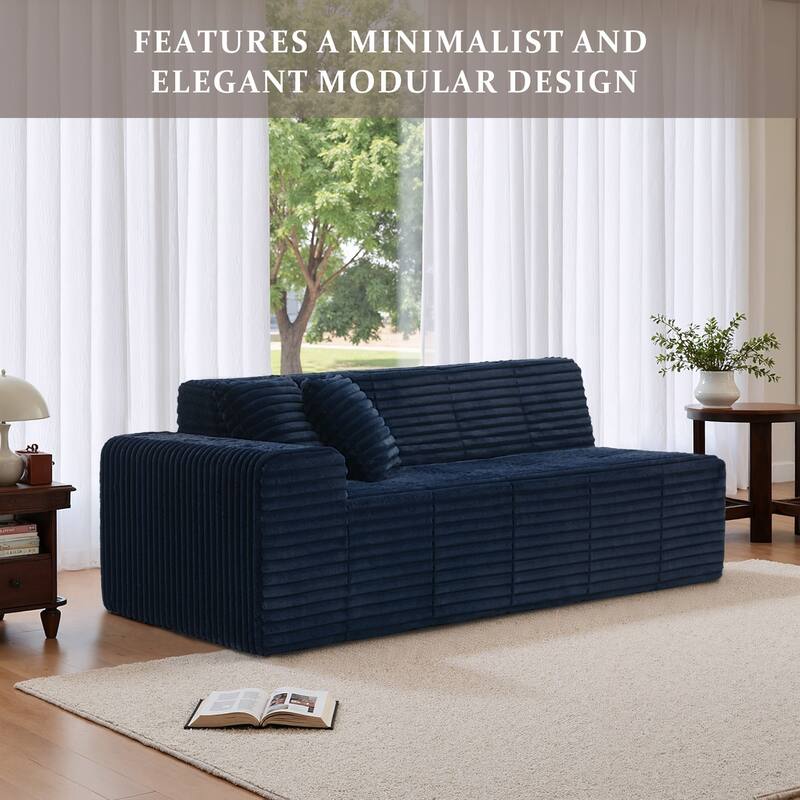 Modern Oversized plush Sofa Bed