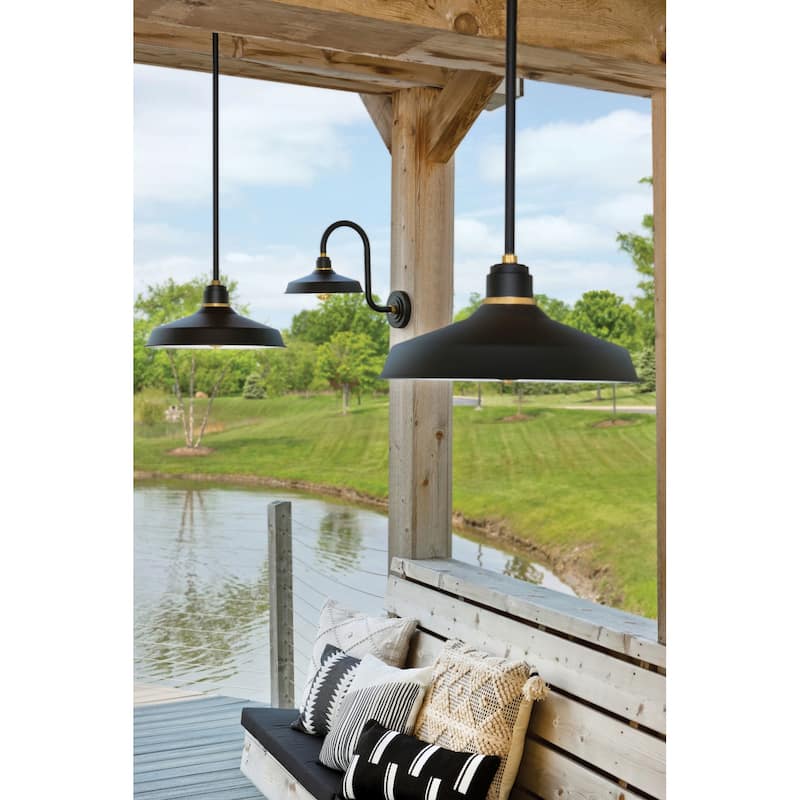 Hinkley Lighting Foundry Single Light 16" Wide Outdoor Pendant