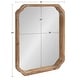 preview thumbnail 42 of 50, Kate and Laurel Marston Square Wood Wall Mirror