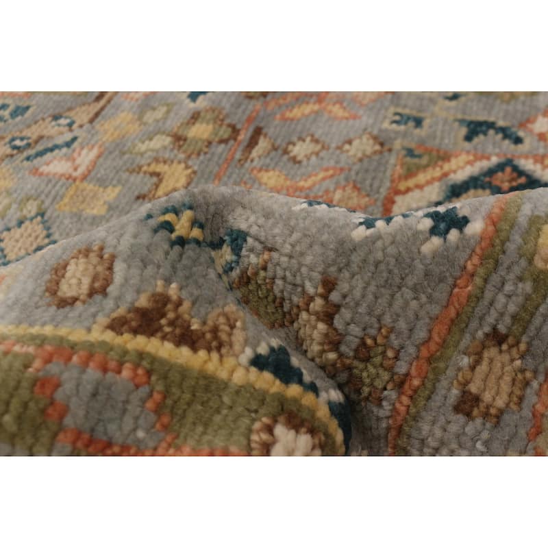 ECARPETGALLERY Hand-knotted Jules Serapi Grey Wool Rug - 8'9 x 11'11