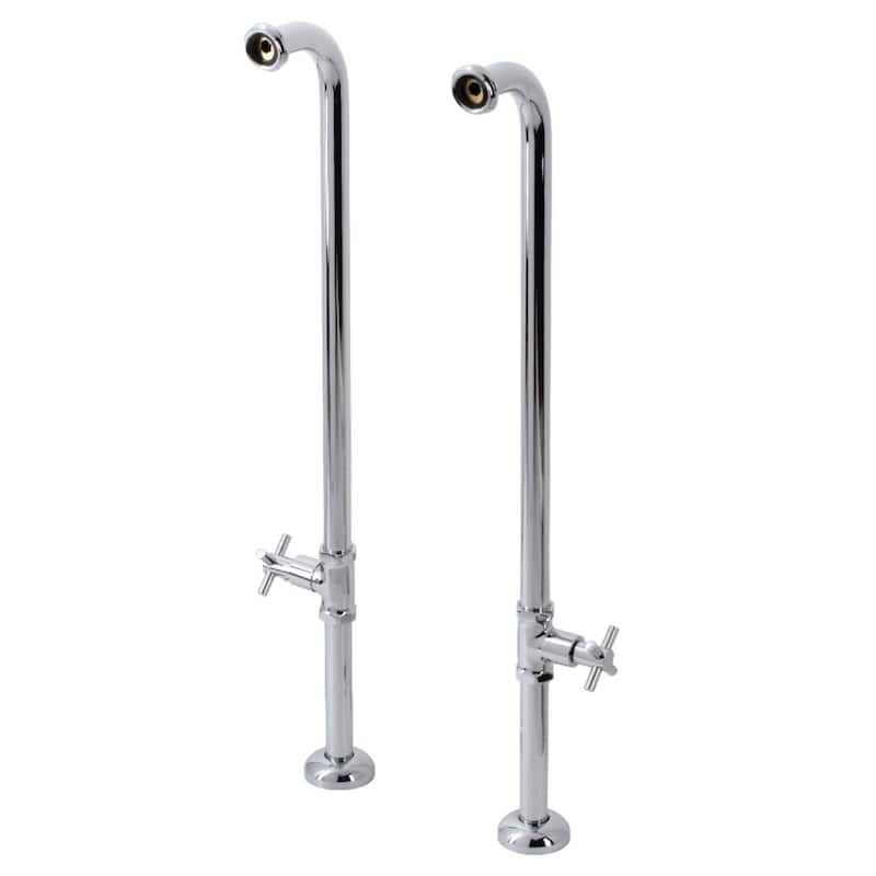 Kingston Brass Concord 27-3/4" Freestanding Tub Supply Line - Polished Chrome