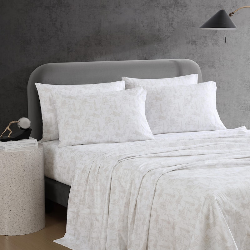 Kenneth Cole Printed Cozy Bonus Sheet Sets