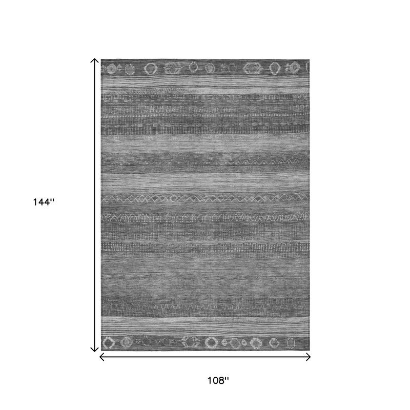 HomeRoots Aztec Transitional Rectangle Outdoor Rug